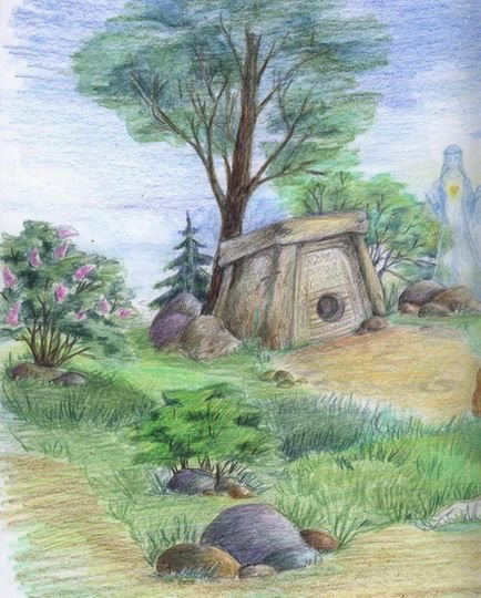 Дольмены рисунок