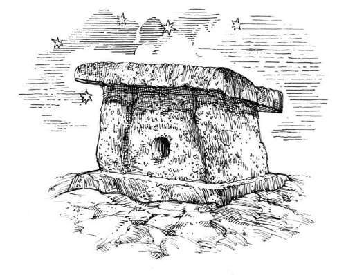 Зарисовка дольмена