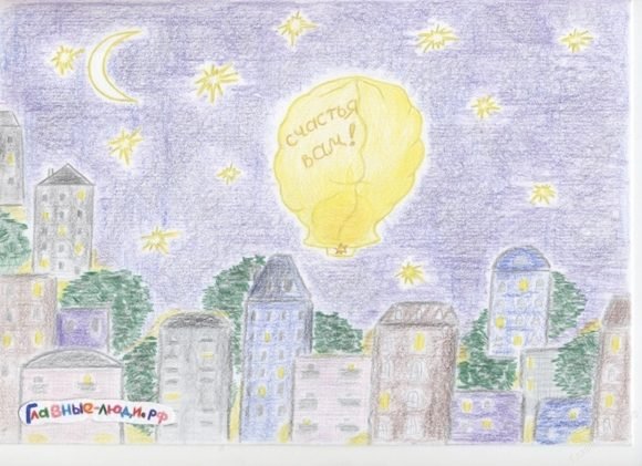 Облака плывут над полем