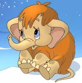 Мамонтенок на льдине