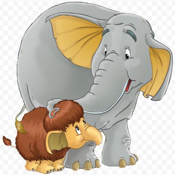 Сказочный персонаж Мамонтенок