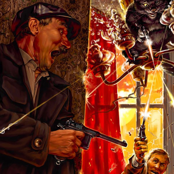 Иллюстрации Николая Королева к "мастеру и Маргарите"