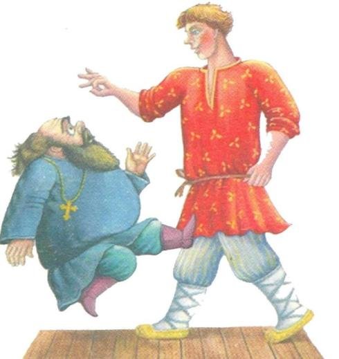 Сказка о попе и работнике его Балде рисунок