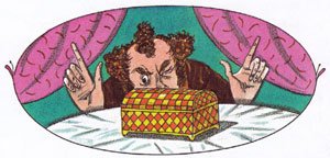 Ларчик Крылов иллюстрация