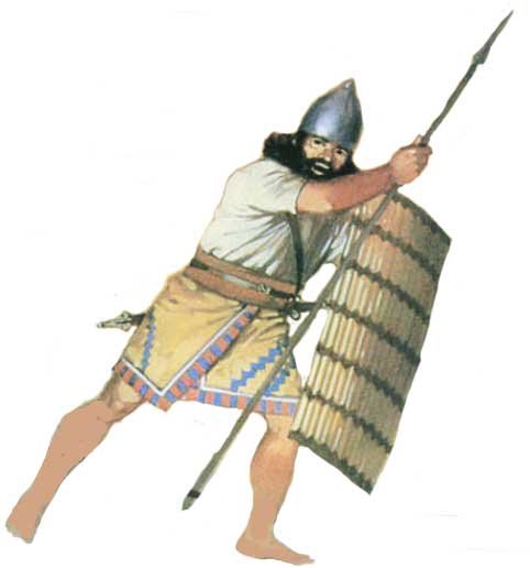 Ассириец воин древний