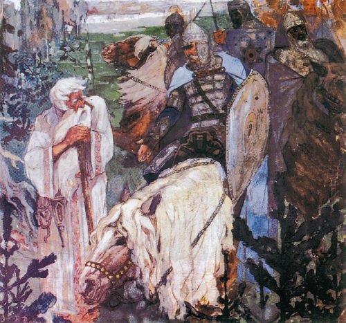 Картины Васнецова про Олега