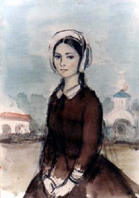 Художник Рудаков Константин иллюстрации Дворянское гнездо