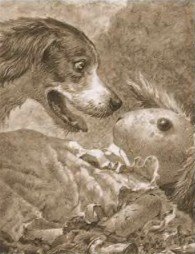 Зюйдвестка на старинных картинах