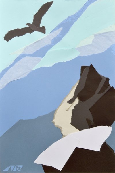 Иллюстрация к стихотворению с Поляны Коршун поднялся