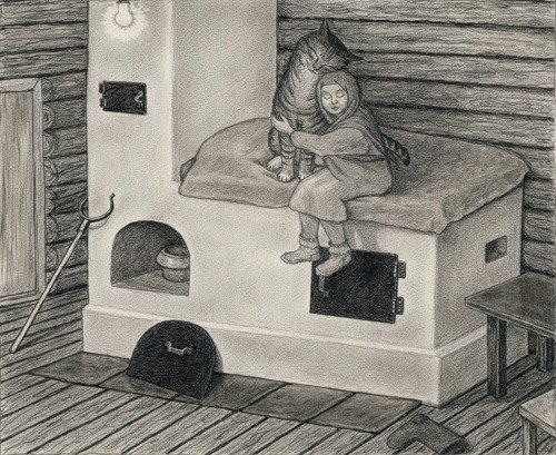Печь мультяшный