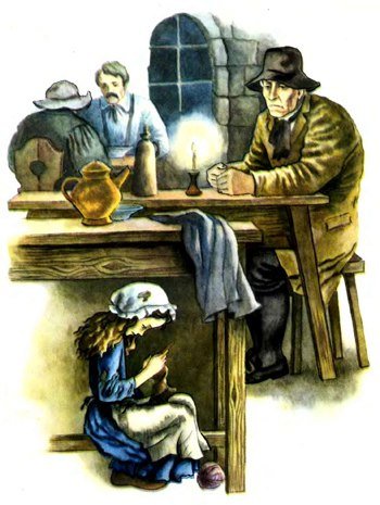 Портрет Козетты Виктор Гюго