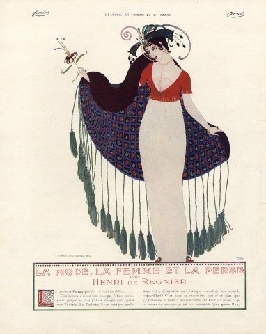 Жорж Барбье для поля Пуаре