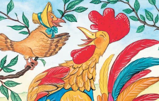 Кукушка и петух басня Крылова