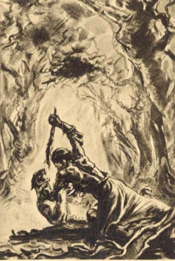 Иллюстрация к произведению Мцыри Лермонтова