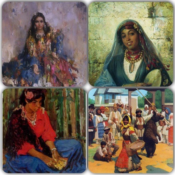 Пушкин цыганы иллюстрации