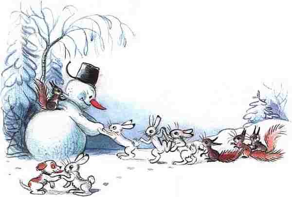 Сказка елка Сутеев