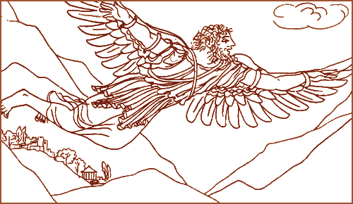 Икар мифы древней Греции