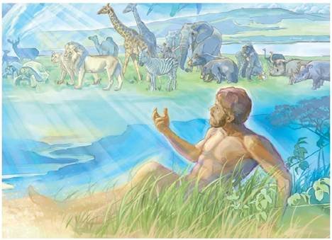 Икона Сотворение Богом мира