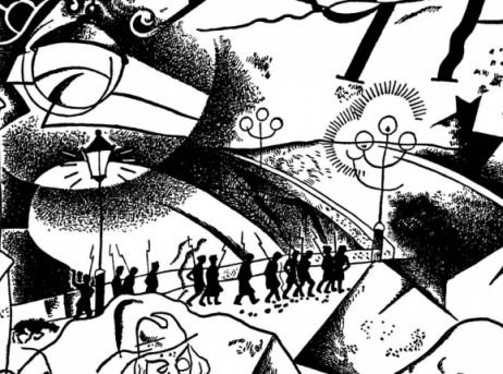 Юрий Анненков иллюстрации к поэме 12