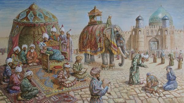 Ходжа Насреддин иллюстрации