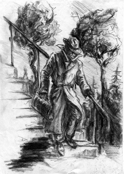 Герберт Уэллс человек невидимка иллюстрации