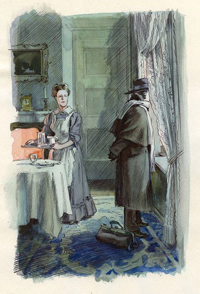 Человек невидимка рисунок