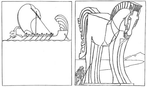 Иллюстрация к поэме илиада гомера (49 фото)