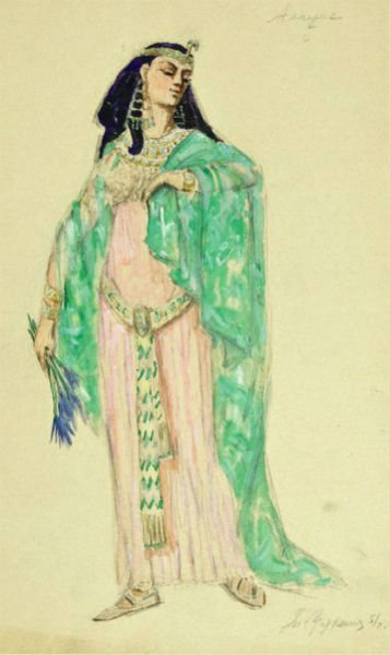 Опера Верди Аида рисунок