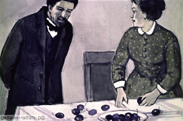 Л Н толстой косточка иллюстрации