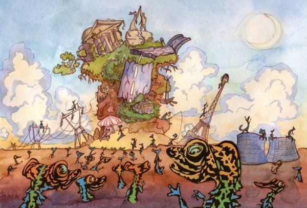 Война с саламандрами арты