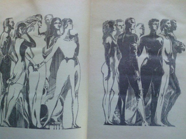 Иллюстрации к роману Ивана Ефремова "час быка"