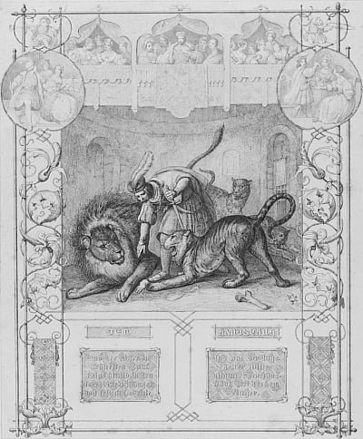 Фридрих Шиллер перчатка