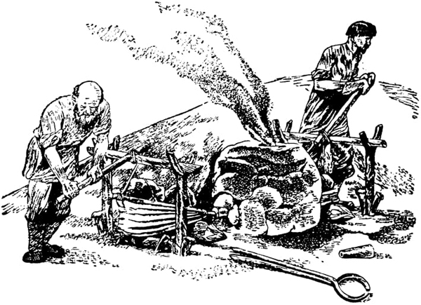 Печь для руды Домница древней Руси