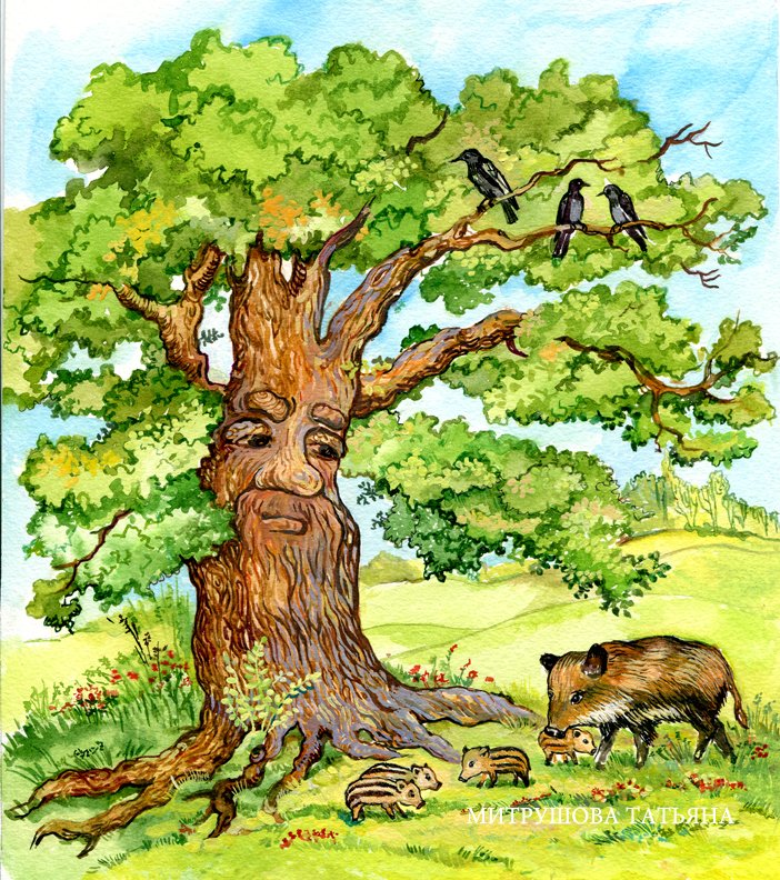 Сказка русский дерева