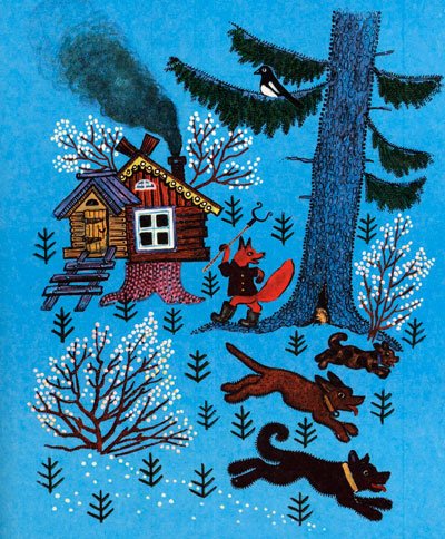 Иллюстрации Юрия Васнецова Заюшкина избушка