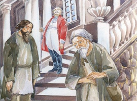 План стихотворения размышления у парадного подъезда