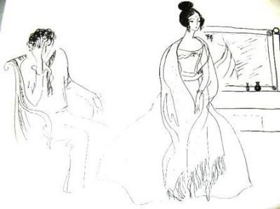 Иллюстрации Нади Рушевой к Евгению Онегину