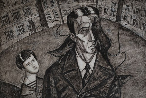 Франц Кафка замок иллюстрации