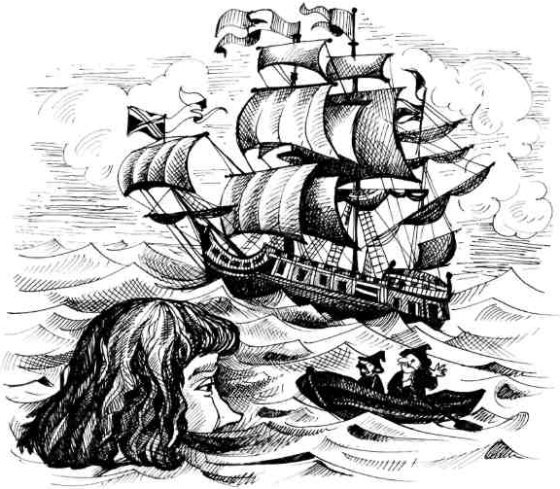 Жан Гранвиль путешествия Гулливера