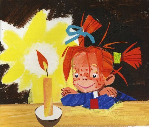 Надежда Бугославская иллюстратор «Пеппи длинный чулок»