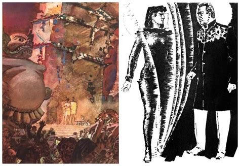 Иллюстрации к роману Ивана Ефремова "час быка"