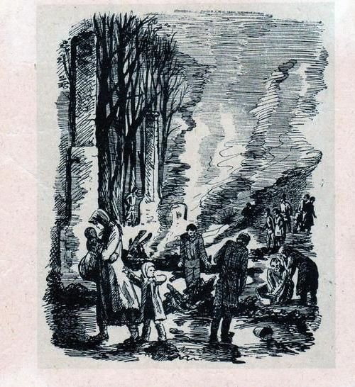 Дубровский 6 глава пожар в Кистеневке