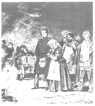 Пожар имения Дубровского