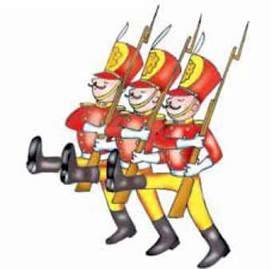 Деревянные солдатики для вырезания