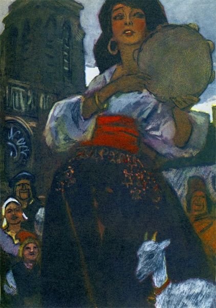 Эсмеральда Гюго иллюстрации