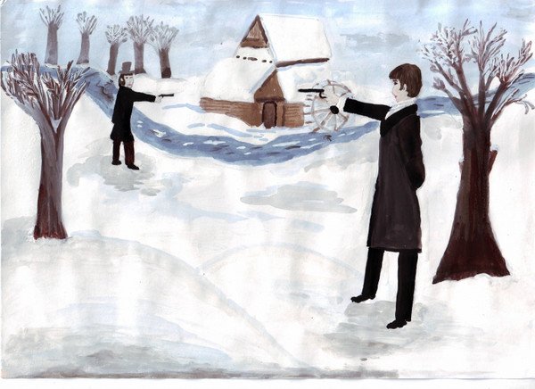 Евгений Онегин дуэль