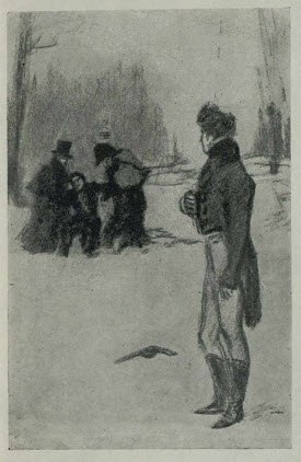 Евгений Онегин иллюстрации дуэль