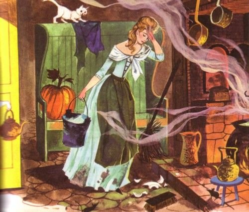 Иллюстрации золушка братьев гримм (49 фото)
