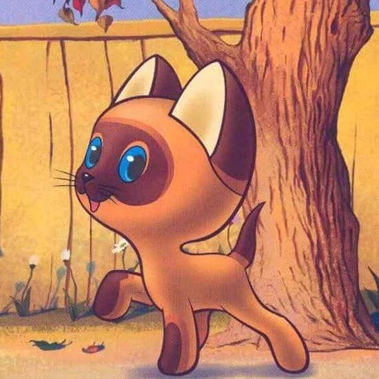 Герои мультика котенок Гав