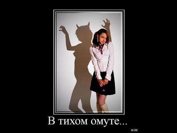 В тихом омуте черти водятся арт